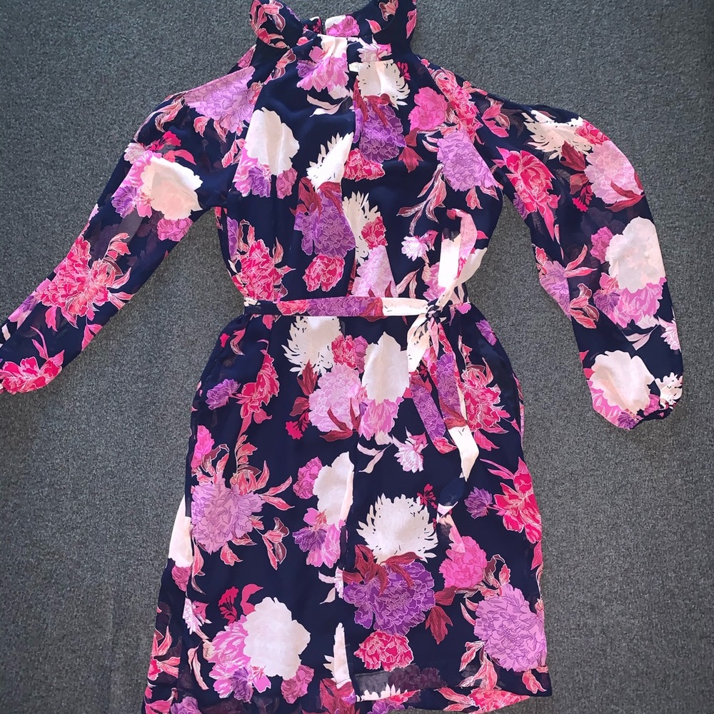 Long Sleeve Floral Dress